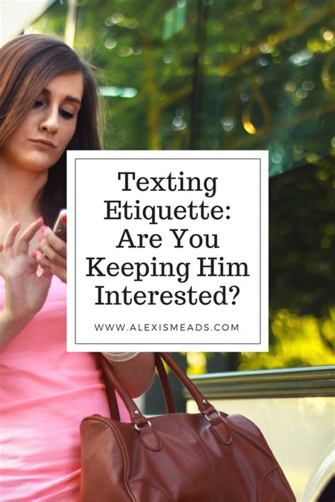 texting and dating etiquette